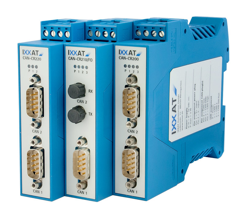 IXXAT CAN中继器降低接线成本，提高系统可靠性